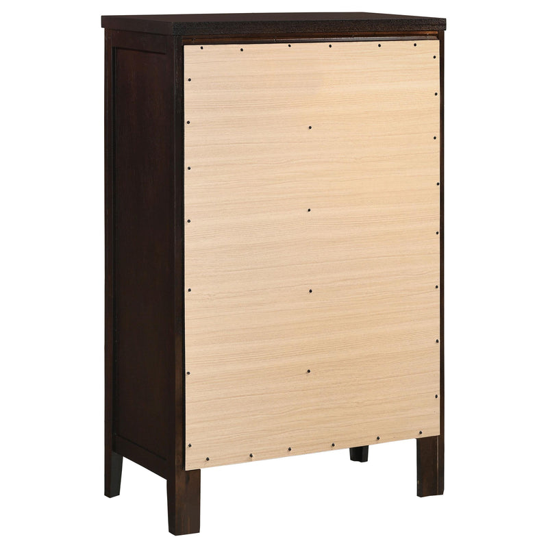 Carlton 5-drawer Bedroom Chest Cappuccino - 202095