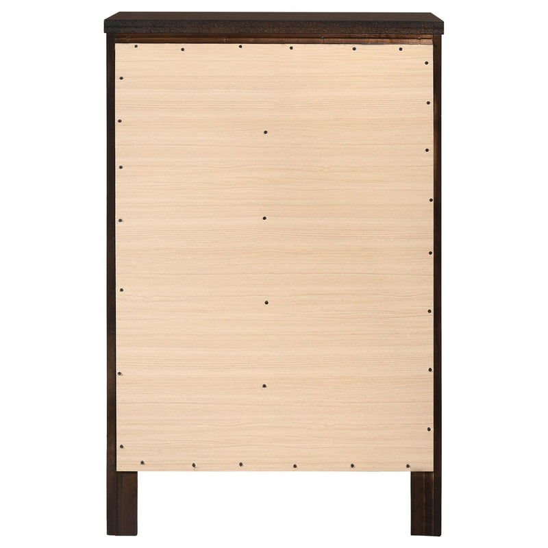 Carlton 5-drawer Bedroom Chest Cappuccino - 202095