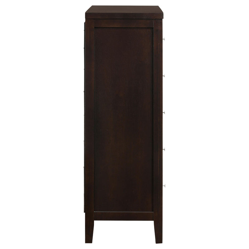 Carlton 5-drawer Bedroom Chest Cappuccino - 202095