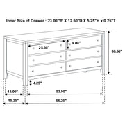 Carlton 5-piece Full Bedroom Set Cappuccino - 202091F-S5