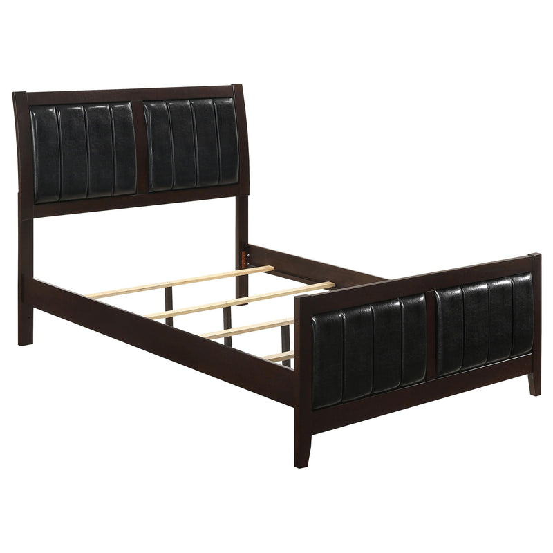 Carlton 5-piece Full Bedroom Set Cappuccino - 202091F-S5