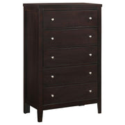 Carlton 5-piece Queen Bedroom Set Cappuccino - 202091Q-S5