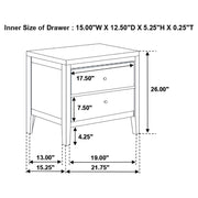 Carlton 5-piece Queen Bedroom Set Cappuccino - 202091Q-S5