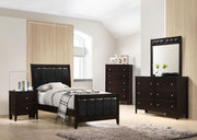 Carlton 5-piece Twin Bedroom Set Cappuccino - 202091T-S5
