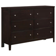 Carlton 5-piece Twin Bedroom Set Cappuccino - 202091T-S5