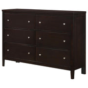 Carlton 6-drawer Dresser Cappuccino - 202093