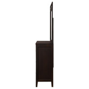Carlton 6-drawer Dresser with Mirror Cappuccino - 202093M