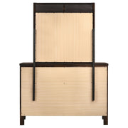 Carlton 6-drawer Dresser with Mirror Cappuccino - 202093M
