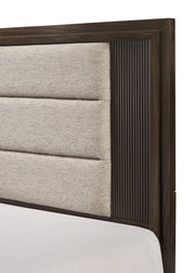 Carlton Brown King Panel Bed - Lara FurnitureKing Bed