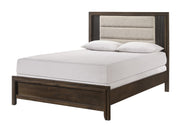 Carlton Brown Upholstered Panel Bedroom Set - Lara FurnitureBedroom Set