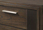 Carlton Brown Upholstered Panel Bedroom Set - Lara FurnitureBedroom Set