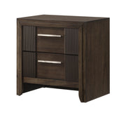 Carlton Brown Upholstered Panel Bedroom Set - Lara FurnitureBedroom Set