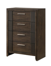 Carlton Brown Upholstered Panel Bedroom Set - Lara FurnitureBedroom Set