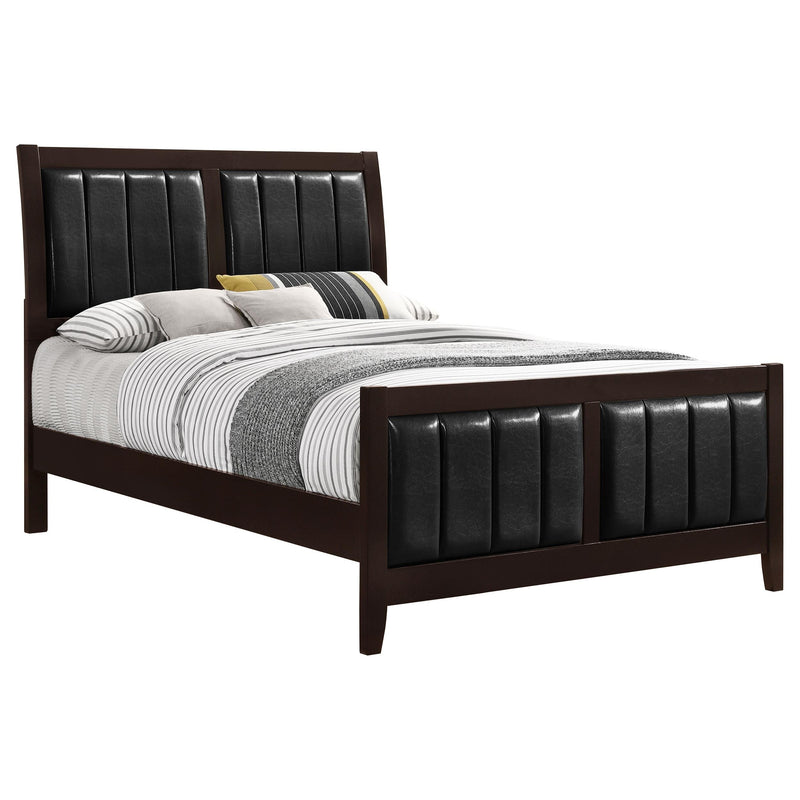 Carlton Wood California King Panel Bed Cappuccino - 202091KW