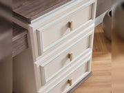 Carmen Dresser With Mirror & Ottoman - 200-ELIF-CAR-A521-DR