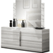 Carrara Grey Dresser/Chest/Mirror Set - Lara Furniture