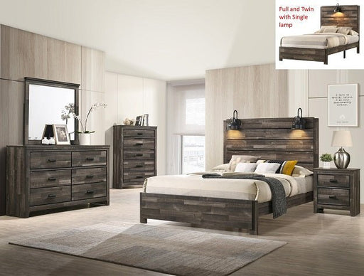 Carter Brown Panel Youth Bedroom Set - Lara FurnitureYouth Bedroom Set