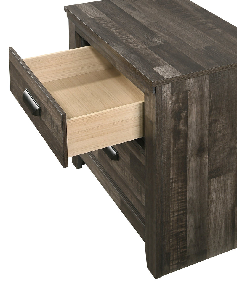 Carter Brown Platform Bedroom Set - Lara FurnitureBedroom Set