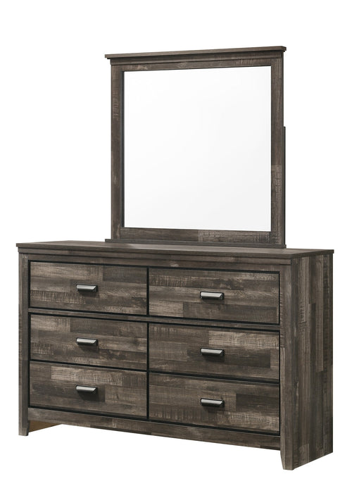 Carter Brown Platform Bedroom Set - Lara Furniture
