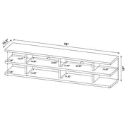 Cartmill 78-inch 2-tier TV Stand Media Console Mango - 710543
