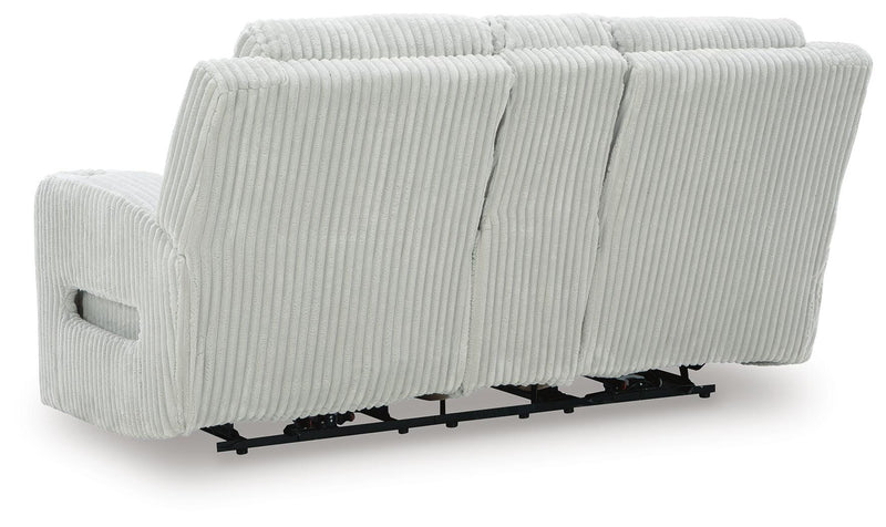 Carvara Alloy Power Reclining Loveseat with Console - PC6420318