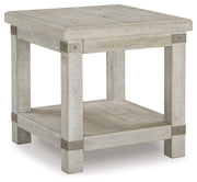 Carynhurst Coffee Table with 1 End Table in White Wash Gray - PKG008675