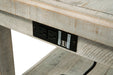 Carynhurst White Wash Gray End Table - Gate FurnitureEnd Table