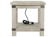 Carynhurst White Wash Gray End Table - Gate FurnitureEnd Table