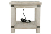 Carynhurst White Wash Gray End Table - Lara FurnitureEnd Table