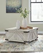 Carynhurst Whitewash Coffee Table - Gate FurnitureCoffee Table
