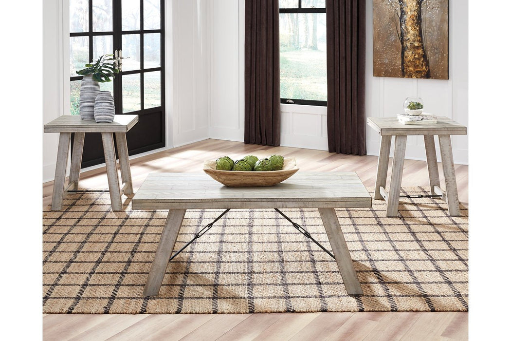 Carynhurst Whitewash Table (Set of 3) - T356-13 - Gate Furniture