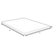 Cascade 3-inch California King Cool Memory Foam Mattress Topper - 350419KW