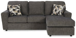 Cascilla Slate Sofa Chaise - Gate FurnitureSectional