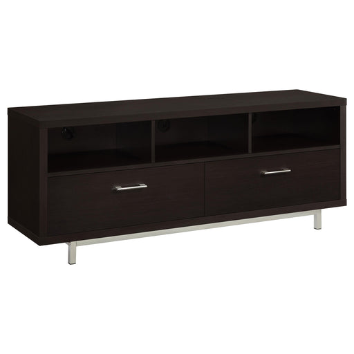 Casey 2-drawer Engineered Wood 60-inch TV Stand Cappuccino - 701973