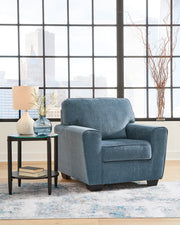 Cashton Blue Living Room Set - Lara FurnitureLiving Room Set