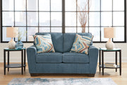 Cashton Blue Living Room Set - Lara FurnitureLiving Room Set