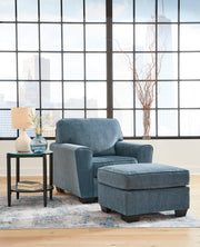 Cashton Blue Living Room Set - Lara FurnitureLiving Room Set