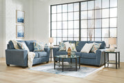 Cashton Blue Living Room Set - Lara FurnitureLiving Room Set