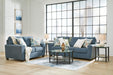 Cashton Blue Living Room Set - Gate FurnitureLiving Room Set