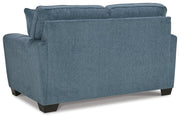 Cashton Blue Queen Sofa Sleeper and Loveseat - 40605U4