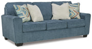 Cashton Blue Queen Sofa Sleeper and Loveseat - 40605U4