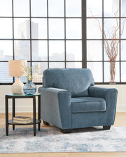 Cashton Blue Sofa, Chair and Ottoman - 40605U5