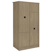 Cassara 2-door Bedroom Wardrobe Storage Cabinet Armoire Latte - 950446