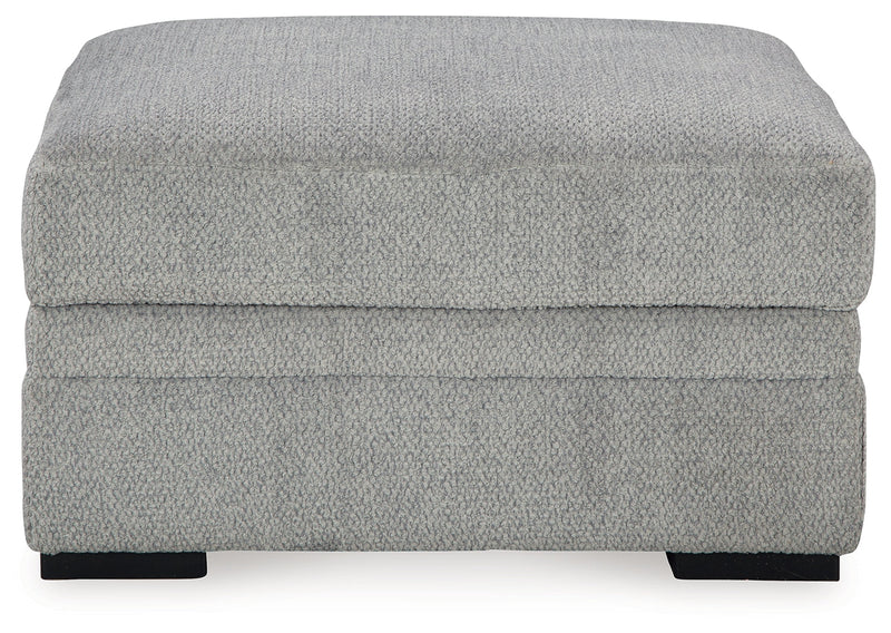 Casselbury Cement 2-Piece Sectional with Ottoman from Ashley - Lara Furniture