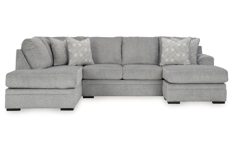 Casselbury Cement 2 - Piece LAF Chaise Sectional - Lara FurnitureSectional