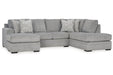 Casselbury Cement 2 - Piece RAF Chaise Sectional - Gate FurnitureSectional