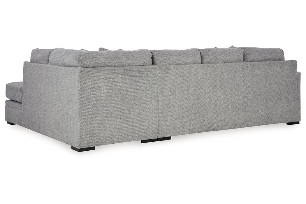 Casselbury Cement 2 - Piece RAF Chaise Sectional - Gate FurnitureSectional