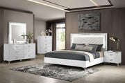 Cassia 5-drawer Bedroom Chest of Drawers White High Gloss - 215795