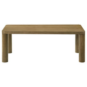 Castlewood 3-piece Cocktail Coffee Table Set Brown Oak - 710858-S3