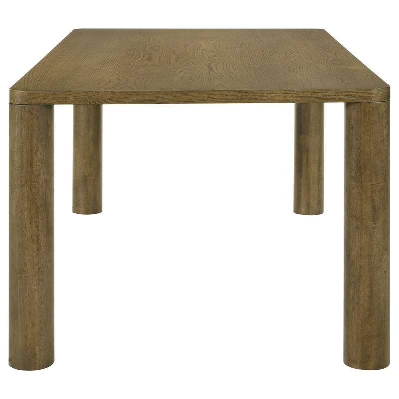 Castlewood 7-piece 71-inch Rectangular Dining Set Brown Oak - 109351-S7